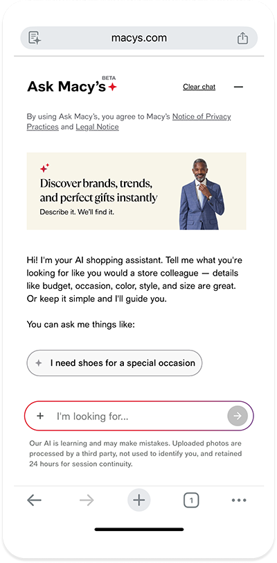 Google və Macy's 'Ask Macy's' AI agenti işə saldı - wecom.az