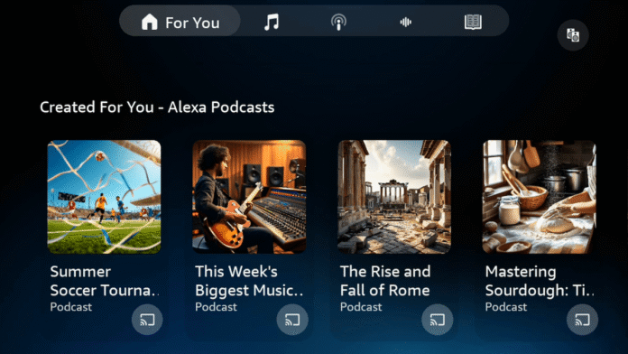 Amazon Alexa+ indi Tələb Üzrə Süni İntellekt Podkastı Yarada bilər - wecom.az