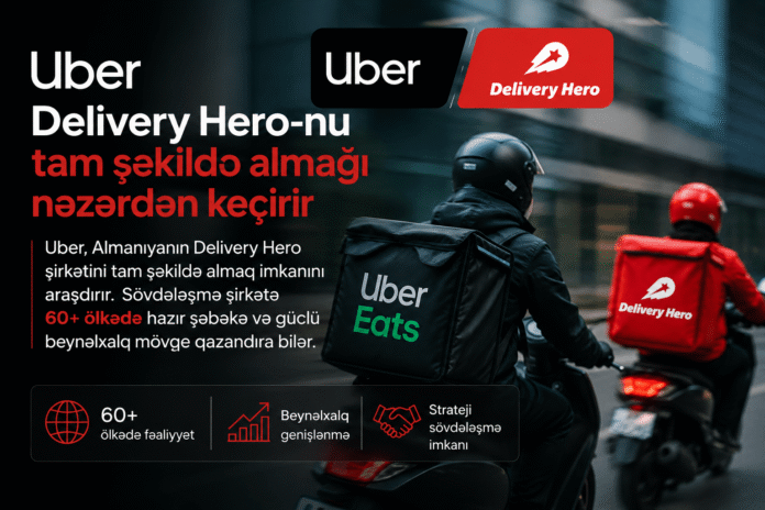 Uber Delivery Hero-nu satın almaq istəyir - wecom.az