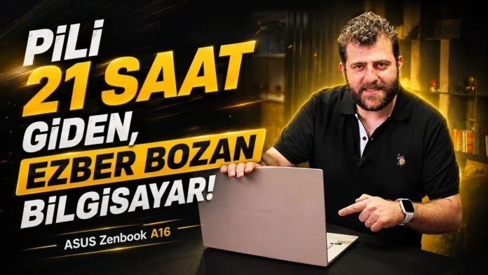 ASUS Zenbook A16: 21 saat pil ömrü və AI performansı - wecom.az