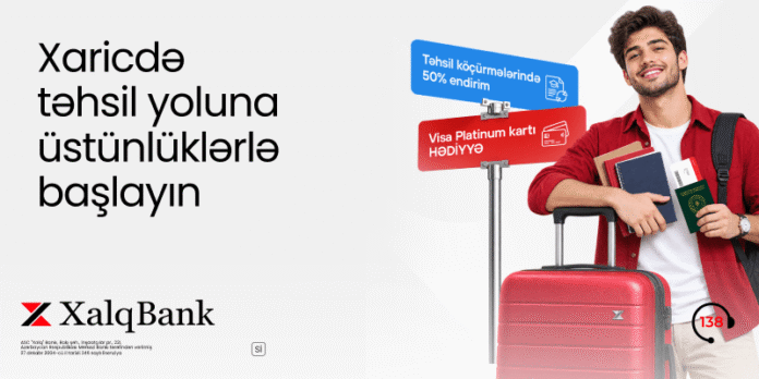 Xalq Bank xaricdə təhsil ödənişləri üçün endirimli komissiya təqdim edir - wecom.az