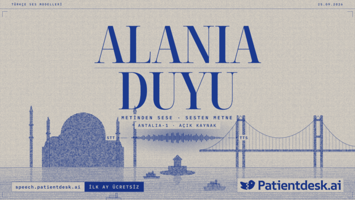 Patientdesk.ai Türk dilində səs modelləri təqdim edir - wecom.az