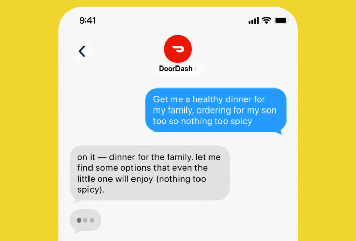DoorDash istifadəçilərin mesajla yemək sifariş etdiyi süni intellekt agenti təqdim etdi - wecom.az