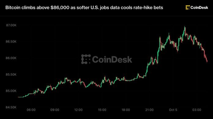 Bitcoin 87 min dollara yaxınlaşaraq səkkiz aylıq zirvəni yenilədi - wecom.az