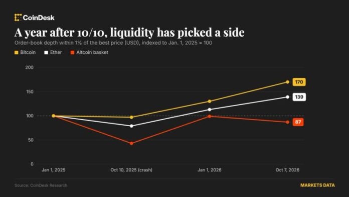 Bitcoin və ether likvidliyi bərpa olundu, altkoinlər hələ də risk altındadır - wecom.az
