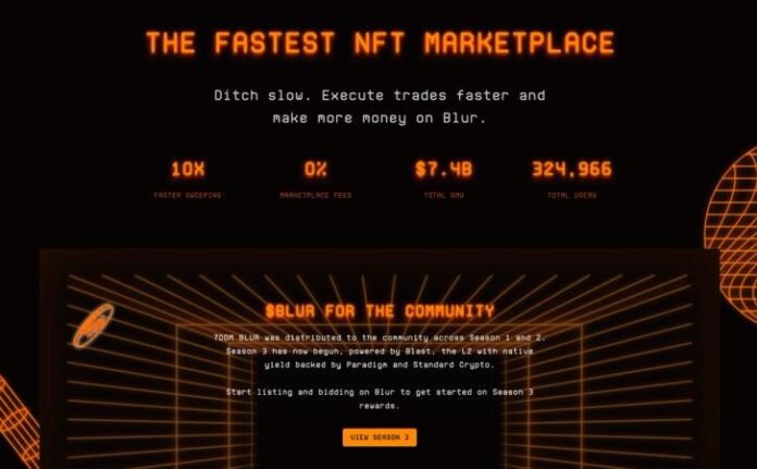 Blur NFT marketplace 99 faiz həcm düşməsindən sonra bağlanır - wecom.az