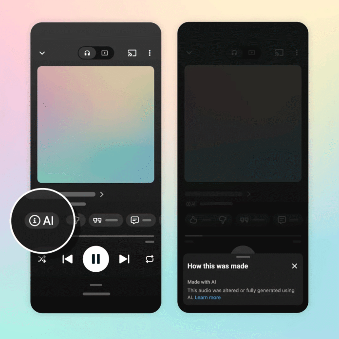 YouTube Music süni intellektlə yaradılan mahnıları etiketləyəcək - wecom.az
